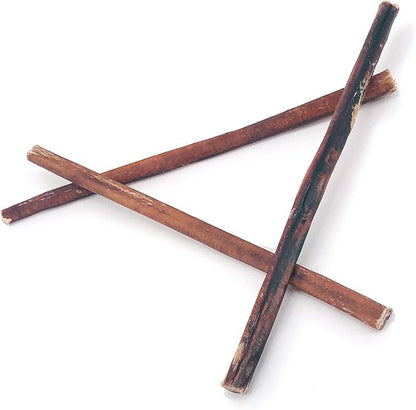 ValueBull Bully Sticks for Dogs, Medium 12 Inch, 100 Count - All Natural, Grass Fed, Single Ingredient, Long Lasting Dog Treats