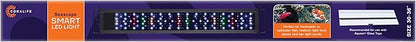 Coralife Fish Tank Aquarium Seascape WiFi/Bluetooth Smart LED Light Fixture, 30-36"