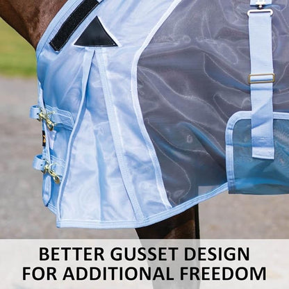 Schneiders Mosquito Mesh II Adjusta-Fit Horse Fly Sheets | Insect & UV Protection for Horses | Durable 350D Mesh | Reflective Safety Stripes