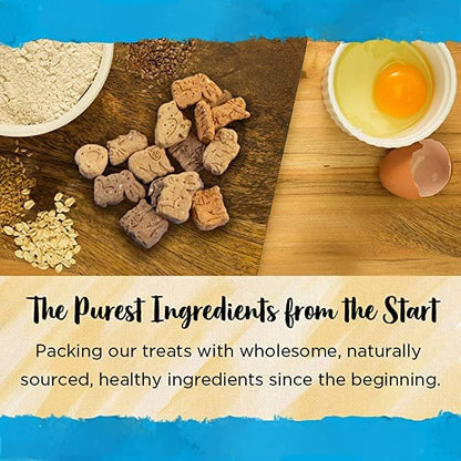 Blue Dog Bakery Natural Dog Treats, Mini Crunch, Assorted Flavors, 16.2oz, 3 Count