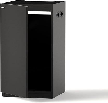 Landen Aquarium Wooden Stand and Cabinet for up to 20 Gal Tank, Fish Reptile Sea Salt Water Tank Stand, Nano Foam Leveling Mat Included, W17.7xD17.7xH31.49 in,Wooden Matte Black Painted(Stand Only)