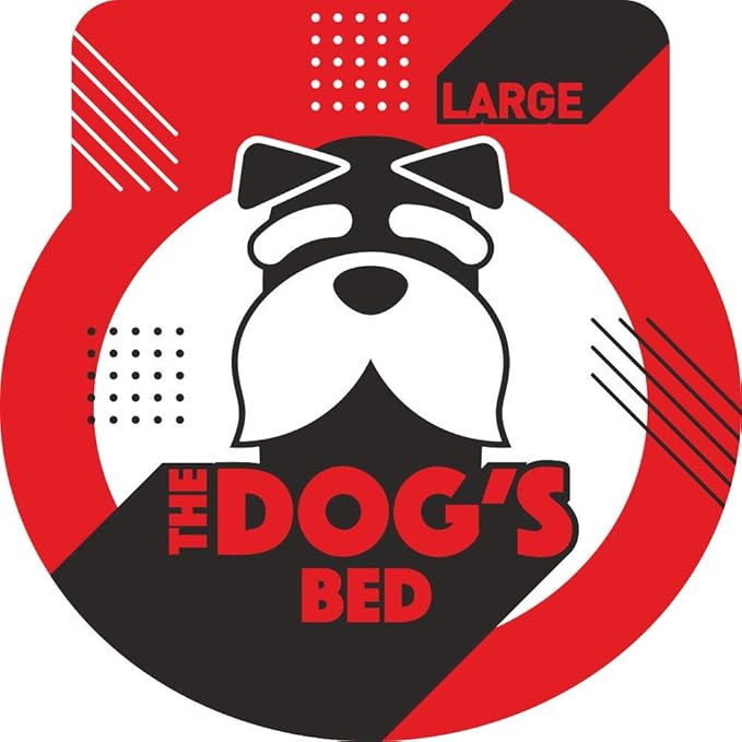 The Dog’s Bed, Orthopedic Standard Foam Waterproof Dog Bed with Standard Support, Large Grey with Black Trim, Waterproof, Supportive Dog Bed with Replaceable Covers, Veterinary Approved