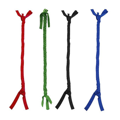 Ponytail Horse Tail Bag, 3 Tube Durable Braid-in Tail Bag (Blue)
