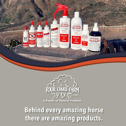 Natural Release Muscle Gel Treatment - Horse Liniment for Sore Muscles, Joint Pain, and Tendons