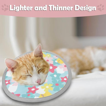 LOS ANDES Cat Recovery Collar for Necks, Alternative to Cones, Lightweight Post-Op Kitten and Puppy Protection