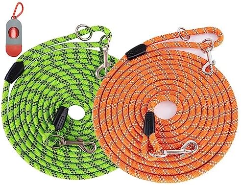 Long Dog Leash for Dog Training 15FT/30FT/50FT, Dog Rope Leashes