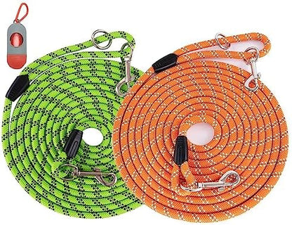 Long Dog Leash for Dog Training 15FT/30FT/50FT, Dog Rope Leashes