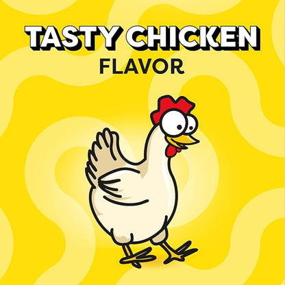 Temptations Classic Crunchy and Soft Cat Treats, Tasty Chicken Flavor, 6.3 oz. Pouch, (Pack of 10)