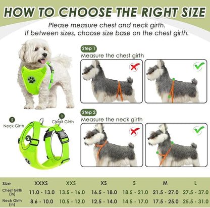 SlowTon Dog Seat Belt Harness for Car, Dog Car Harness Adjustable Mesh Breathable & Dog Seatbelt Safety Tether with Elastic Bungee for Small Medium Large Pets(Lime, Double Clip, L)