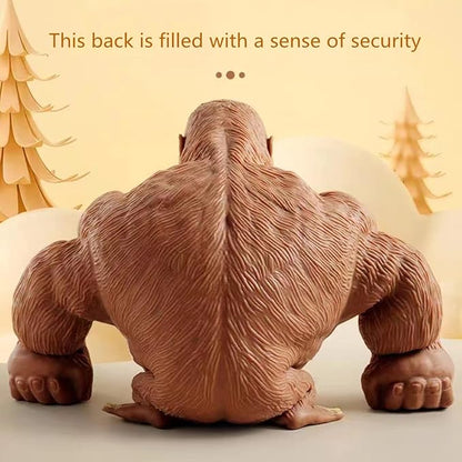 Stretchy Glue-Sand Filled Rubber Gorilla Soft Latex Decompression Doll Toy, Animal High-Elastic Stretchable, Adults' Decompression Toy