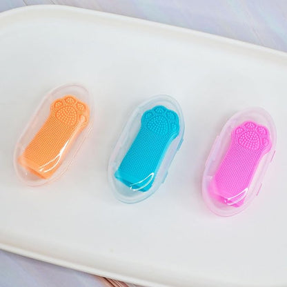 Hera Harmony Finger Toothbrush for Small Dogs, Cats & Puppies, Soft Silicone, 3 Pack