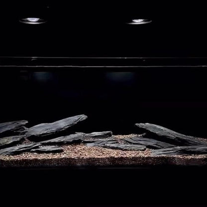 Unocho Aquarium Rocks 5lb Natural Slate Rocks for Aquarium Aquascaping,Terrariums,Paludariums,Reptile Enclosures,Wargaming, Model Railroads, Miniature or Fairy Gardens-2 to 4 inches