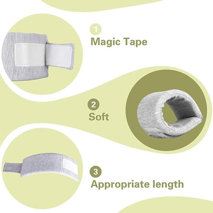 Cat Neck Brace, Breathable & Adjustable Cone Collar After Surgery Recovery Anti-Scratch Anti-Lick Protection, Suitable for Neck Circumference 6.3-8.6 Inch Small Dogs Puppies Kittens (Grey, XS)