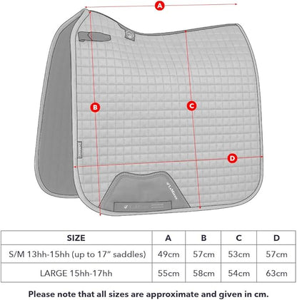 LeMieux Suede Dressage Square - English Saddle Pads for Horses - Equestrian Riding Equipment and Accessories