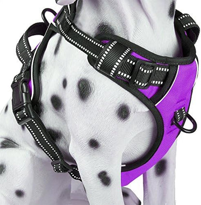 PoyPet No Pull Dog Harness Large, Reflective Vest