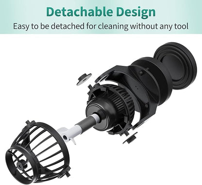 Uniclife Aquarium Wave Maker for 30-60 Gallon Fish Tanks 1058 GPH Adjustable Circulation Pump with Controller and Strong Magnetic Suction Base Submersible Power Head for Fresh and Salty Water