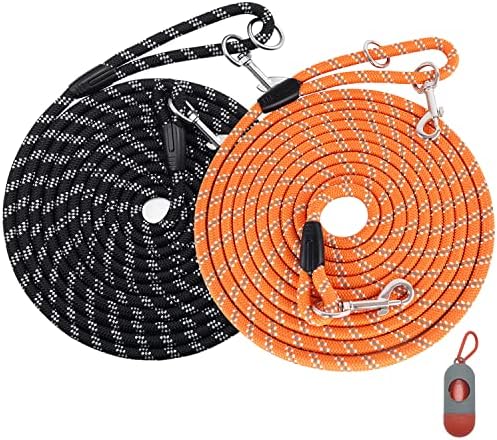 Long Dog Leash for Dog Training 15FT/30FT/50FT, Dog Rope Check Cord