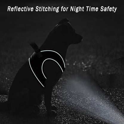 Comfort Fit Dog Harness – Adjustable No-Pull Vest for Small, Medium & Large Dogs – Soft Padded Step-in Design for Easy Control – Ideal for Walking, Running & Training – All-Weather Premium Dog Vest