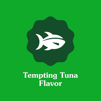Greenies Feline Dental Cat Treats, Tempting Tuna Flavor, 21 oz. Tub