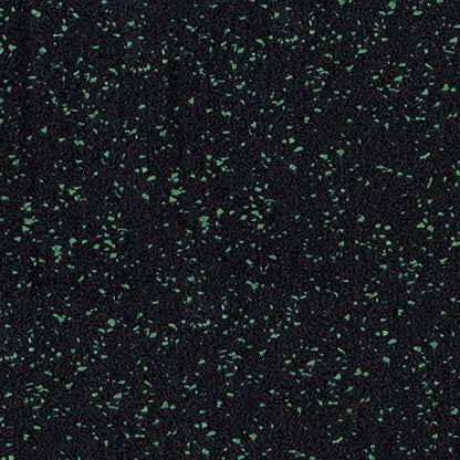 American Floor Mats 1/4in (7mm) Thick 10% Green 4' x 11' Heavy Duty Rubber Rolls, Protective Exercise Mats, Home Gym Rubber Flooring