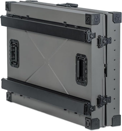 ROCK CREEK CRATES Collapsible Dog Crate: Meticulously Engineered, Durable Aluminum Construction, Non Slip Feet | 10 Year Warranty | Ideal for Indoor & Vehicle Use (White Snowfall, 30 Inch)