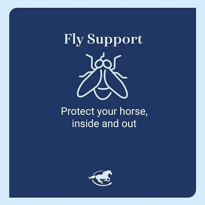 SmartEquine Comfort Fly Mask with SmartCore Technology | UV Horse Mask | UPF 50 | Forelock Hole | Stretch Material | Fine Mesh Around Ears | Moisture-Wicking for Cool Comfort (Cob)