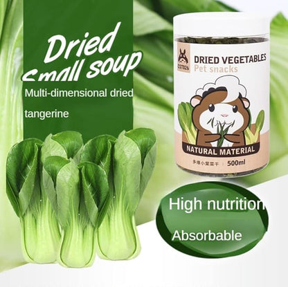 Hamster Food Dried Vegetables for Small Rodents Pet Snacks