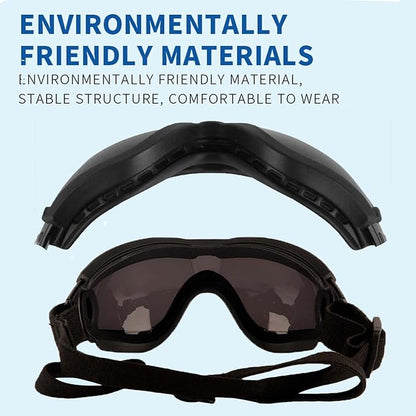 Medium Dog Sunglasses with Adjustable Strap UV Protection, Winproof Puppy Sunglasses, Suitable for Dogs Eyes Protection，Soft Dog Goggles