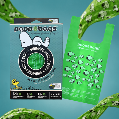 Snoopy® Handle Tie Poop Bags
