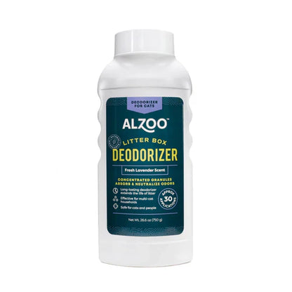 Alzoo Cat Litter Deodorizer Fragrant Fresh Lavender 26 oz.