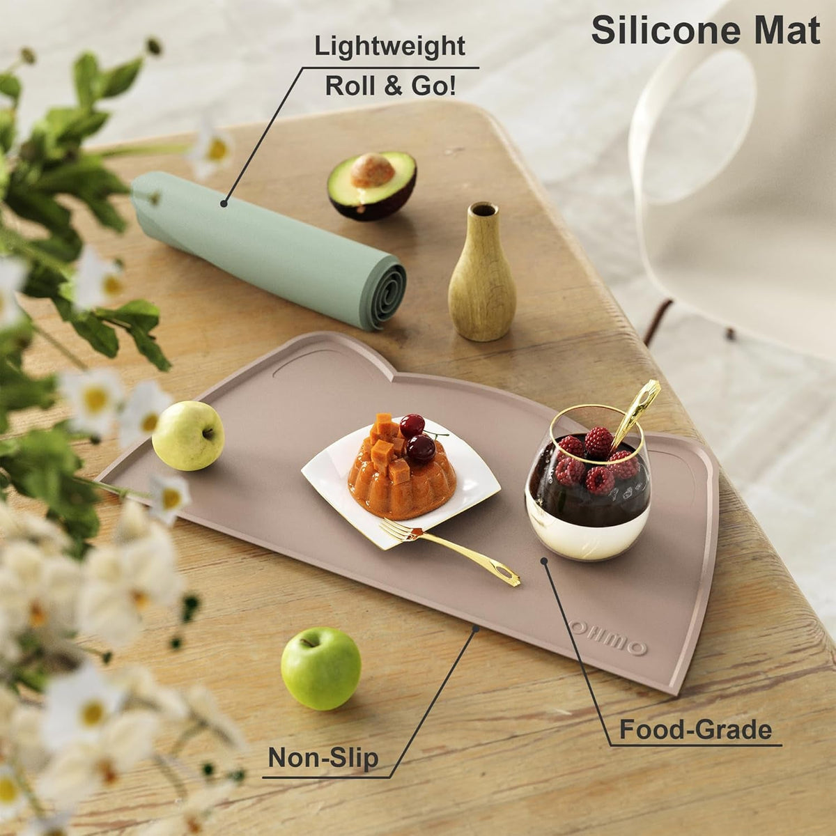 Silicone Pet Feeding Mat – Waterproof Non-Slip Bowl Mat, 36 Options