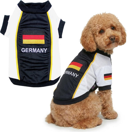 Parisian Pet Soccer Jersey for Dogs – Breathable Mesh Team Jersey, XS–5XL