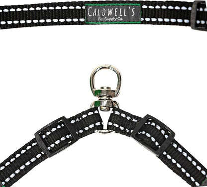 Caldwell's Pet Supply Co. Leash Coupler, Two Dog Leash Splitter to Split Leashes for Walking 2 Dogs, Tangle Free Double Dog Leashes Connector, Adjustable Attachment for Small or Medium Dogs
