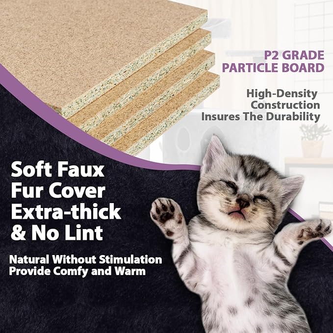 70" Dark Gray XL Cat Tower for Indoor Cats – Multi-Level Condo with Scratching Posts & Hanging Toys