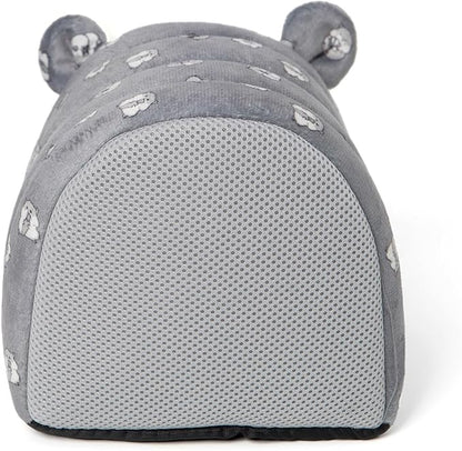 Hedgehog Bed Cave Hideout Hedgehog House Hedgehog Accessories, Hamster Small Animals Cage Supplies Warm House (Grey)