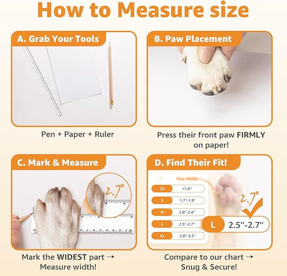 Double Sides Non-Slip Dog Socks to Prevent Licking Paws - Strong Traction for Paw Protector, Senior Dogs, Hardwood Floors, Dog Booties with Grippers - Size Small