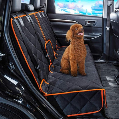 Car Seat Protector, 600D Heavy Duty Car Seat Cover for Dogs, Waterproof Dog Car Seat Cover for Back Seat, Scratch Proof Nonslip Seat Cover for Dogs in Car