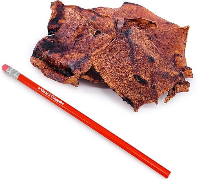 ValueBull USA Rawhide Chips, Natural Beef Flavor, 2 Pound - Natural & Safe, USA Beef Hide, Long Lasting, Chemical Free, No Artificial Flavors