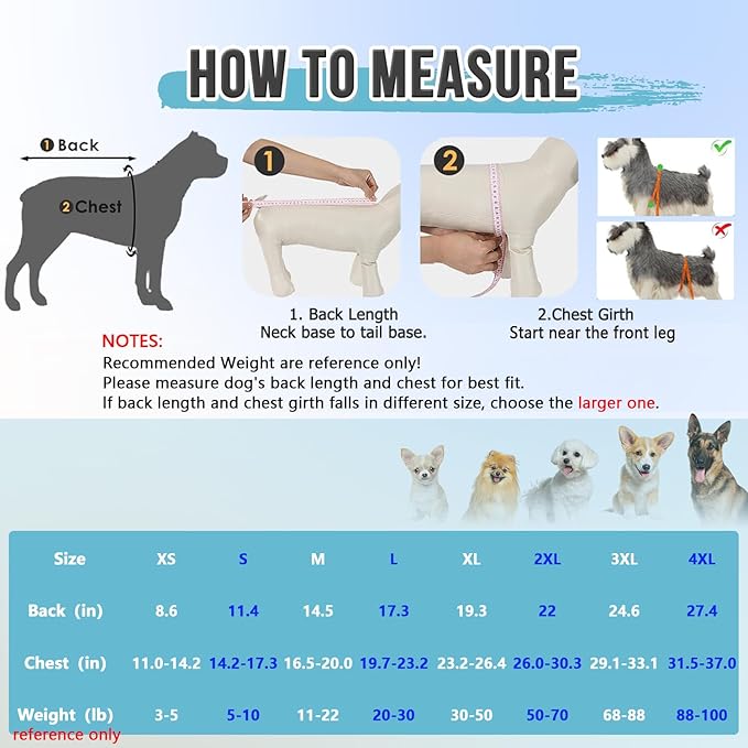 Lukovee Recovery Suit for Dogs, Zipper On Recovery Suit for Female Male Dog, Onesie Abdominal Wounds Cone E-Collar Alternative Prevent Licking Spay Recovery Suit (3XL, Grey)