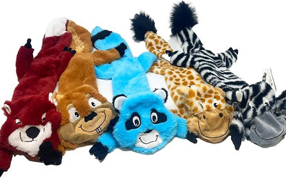 Jalousie 5-Pack Extra-Large Stuffingless Dog Toys – Premium Furrr Crinkle Squeaky Set