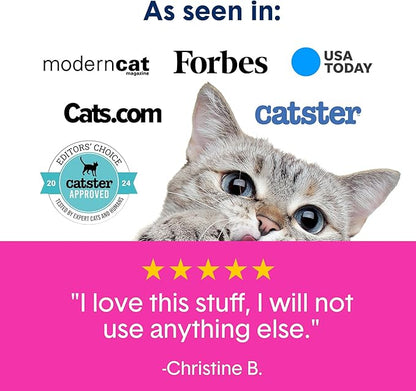 Boxie® Glo™ 30 Day Odor Control Clumping Clay Cat Litter, 28lb, Multi-Cat, 99.9% Dust-Free, Low Tracking, UV Light Attractant, Superior Clumping for Easy Scooping