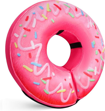 Katoggy Inflatable Dog Cone Collar for Small Medium Large Dogs and Cats, Soft Adjustable Blow up Donut E-Collar for Post-Surgery Use