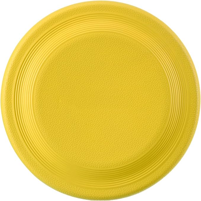 Rubber Flying Disc Dog Toy – 9.25" Puncture-Resistant Fetch Disc for Large Dogs