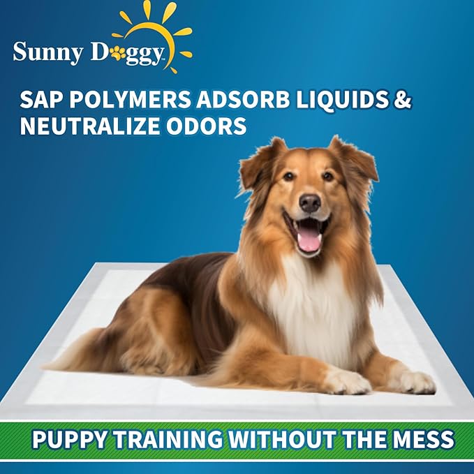 Pee Pads for Dogs Large 30”x 36”, 50 Count Puppy Pads Pet Training Pads Disposable Upgraded Odor Control, Potty Pads Absorbent