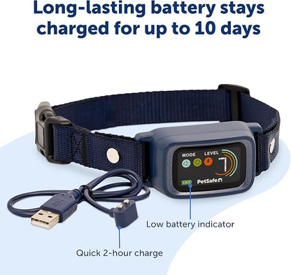PetSafe Core Digital Dog Bark Collar – Waterproof Anti-Bark Training Device – Tone, Vibration and Static Correction – Illuminated Digital Display – for Small Medium or Large Dogs 8 lb. and Up