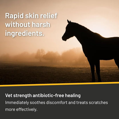 Silver Honey Rapid Relief 6oz Spray for Horses Only, Use on Equine Scratches / Pastern Dermatitis / Mud Fever / Dew Poisoning / Cracked Heels