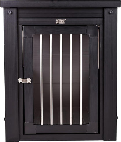 New Age Pet ecoFLEX Pet Crate/End Table, Small, Espresso 23.8"L x 18.2"W x 22.2"H