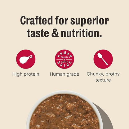 The Honest Kitchen Grain Free Minced Salmon & Cod in Fish Broth Gravy Wet Cat Food, 2.8 oz x12