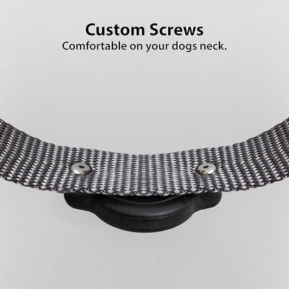Elevation Lab TagVault™ Compact AirTag Dog Collar Mount (4 Pack) - IP68 Waterproof, Doesn't Dangle, Fits All Width Collars