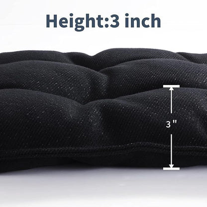 MABOZOO Chew Proof Indestructible Dog Beds for Aggressive Chewers,Durable Dog Crate Pad,Washable Tough Pet Mats for Kennel,Black,Small 17x23 in